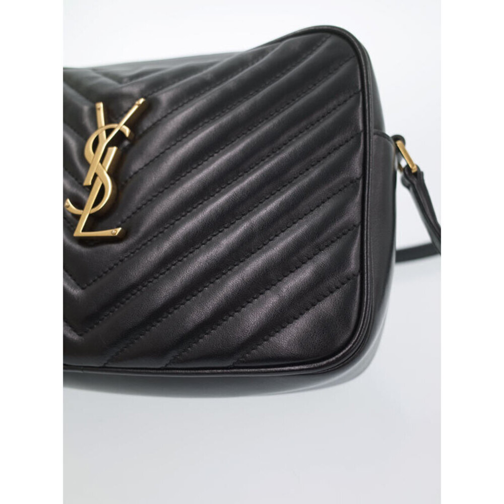 SAINT LAURENT Paris Fringe Saint Paris Lou Camera Bag Quilted Shoulder - Picture 5 of 9